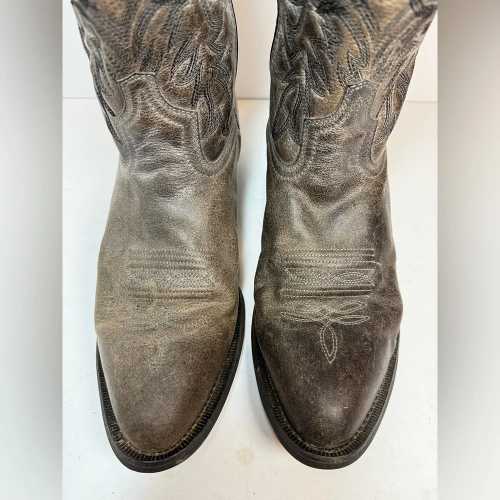 Laredo Men’s‎ Western Leather Harding Boot Size 10D Grey Color
